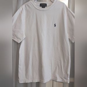 Boy's Polo Ralph Lauren Classic White Tee Shirt Size 10 - 12